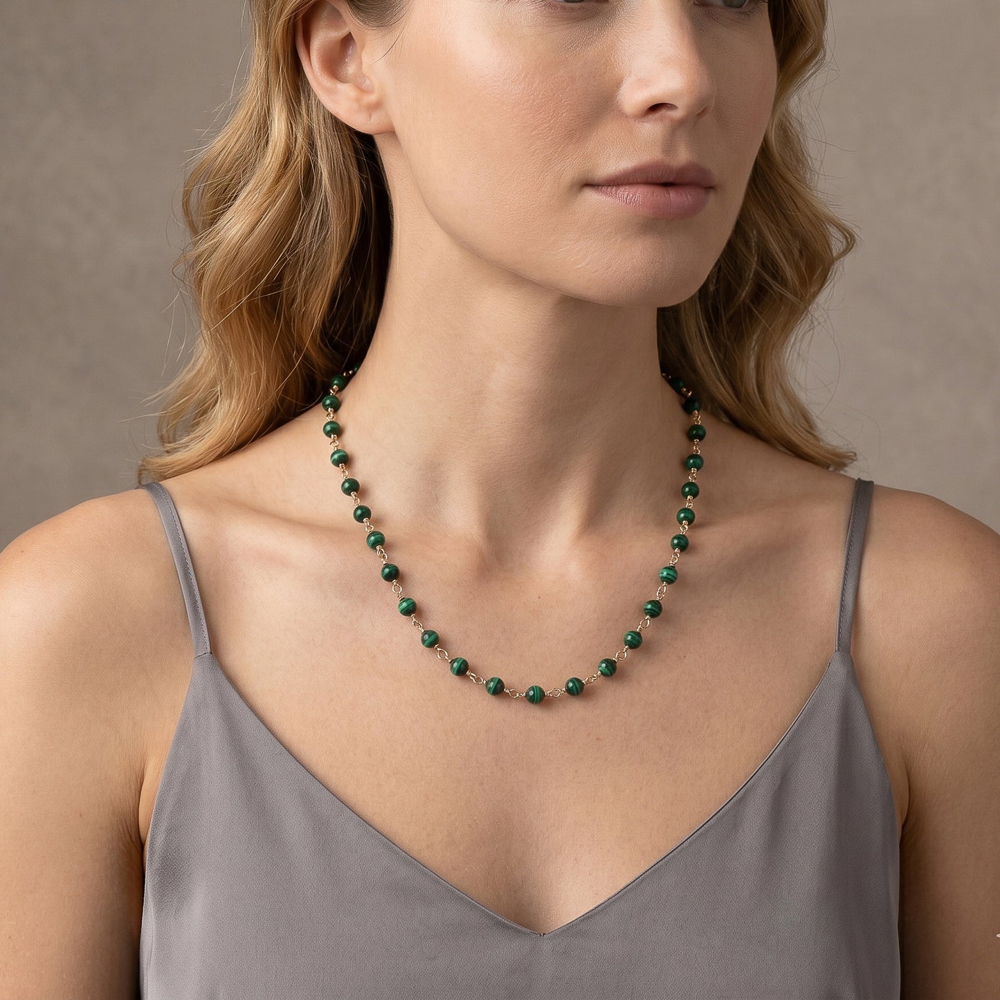 The Verdant Muse Necklace – Malachite