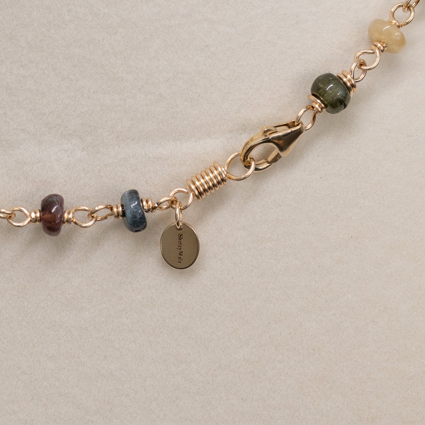 The Iridescent Prism Necklace – Multi-Color Tourmaline & Labradorite