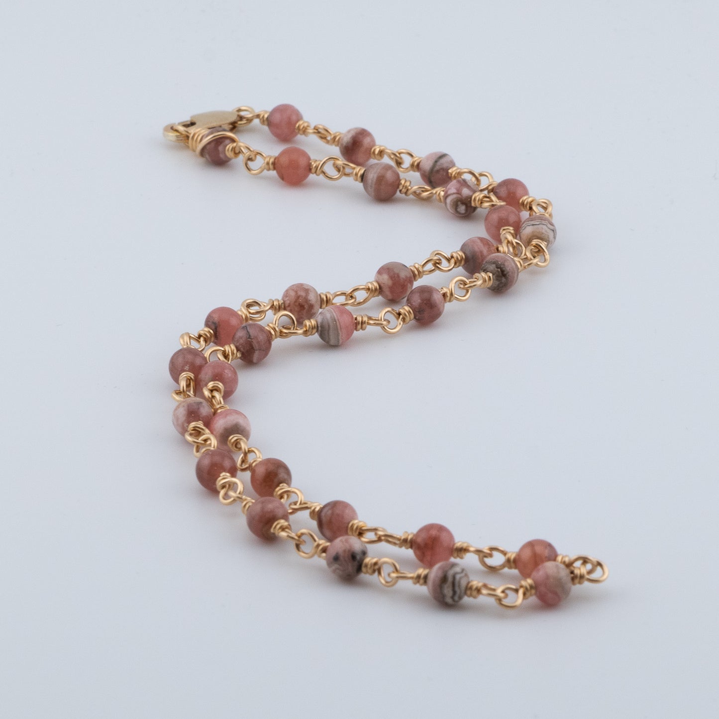 The Petal Blush Necklace – Fine Rhodochrosite