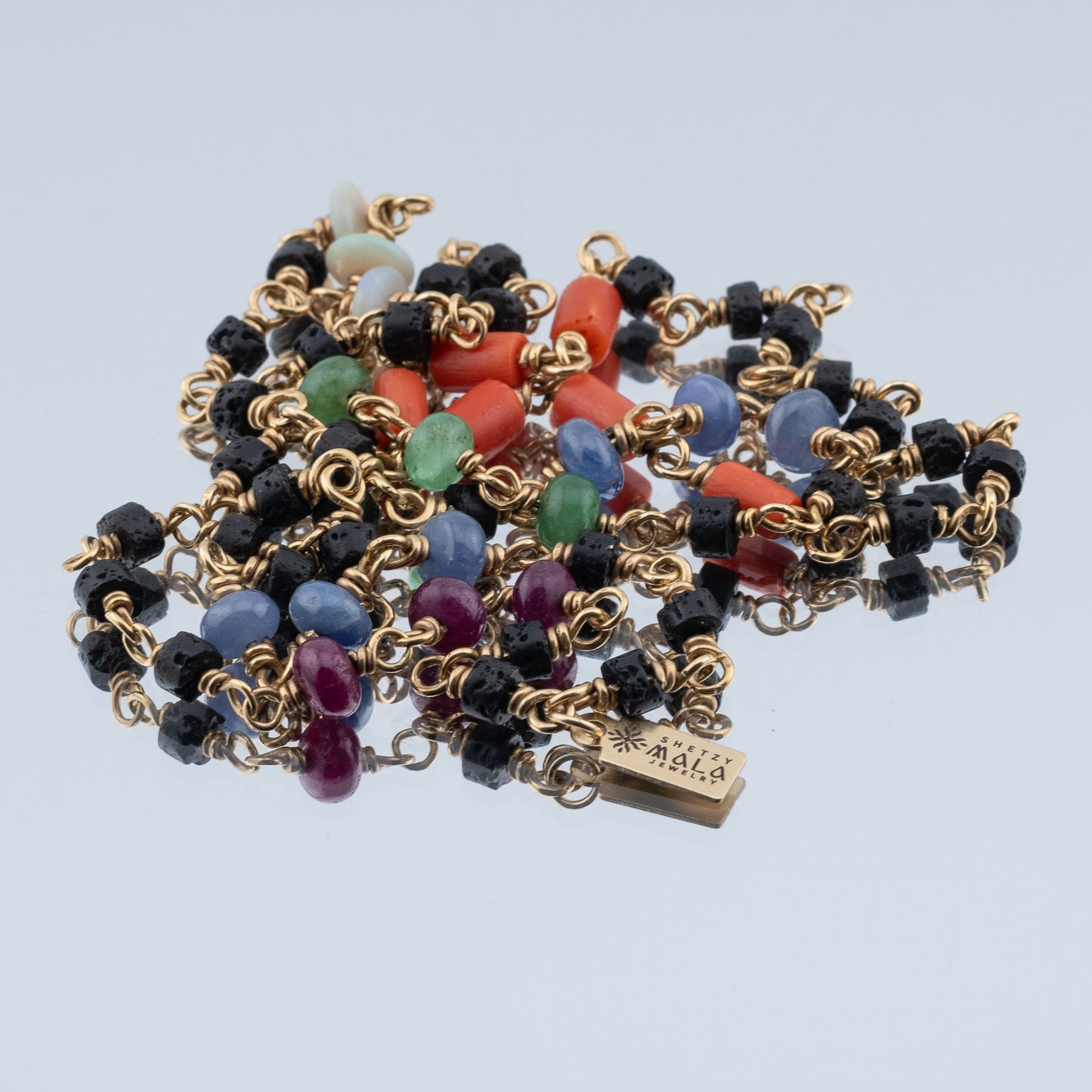 Seven-Stone Mala Necklace