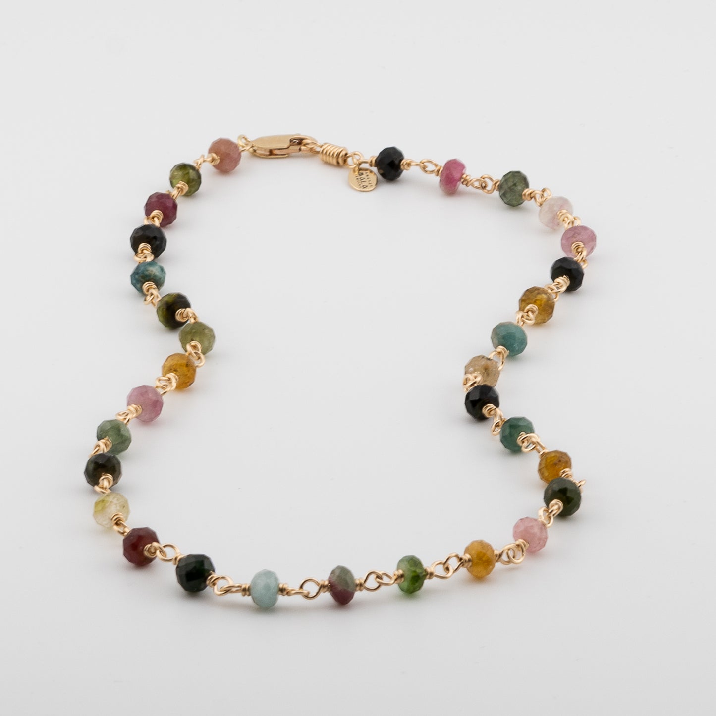 The Chromatic Prism - Multi-Color Tourmaline Necklace