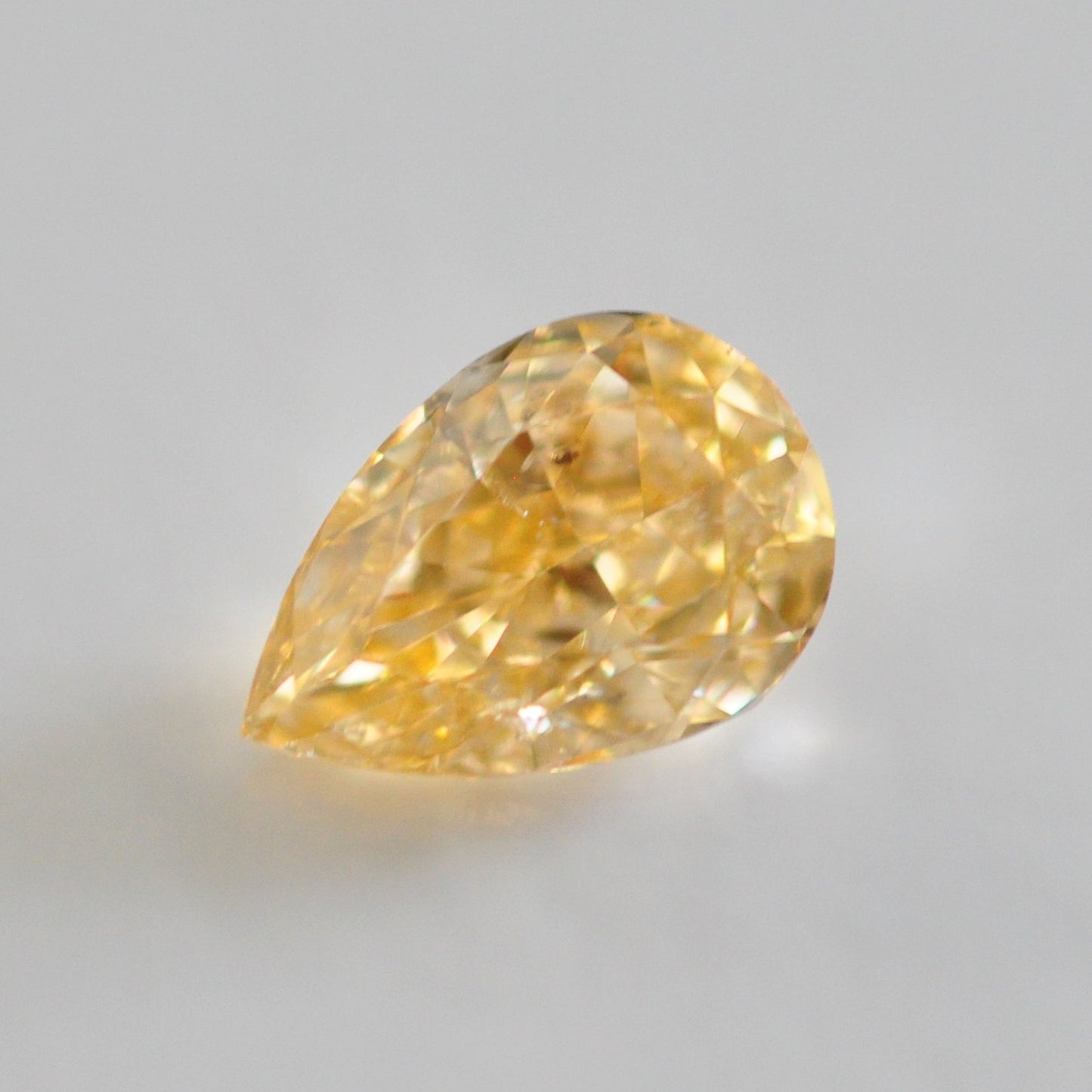 Fancy Yellow- Orange 0.38 ct.