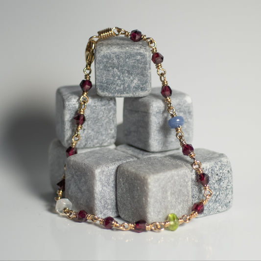 Multi-Gemstone Bracelet