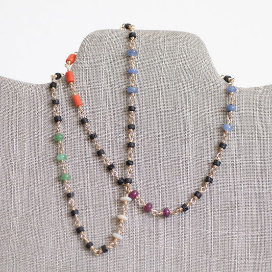 Seven-Stone Mala Necklace