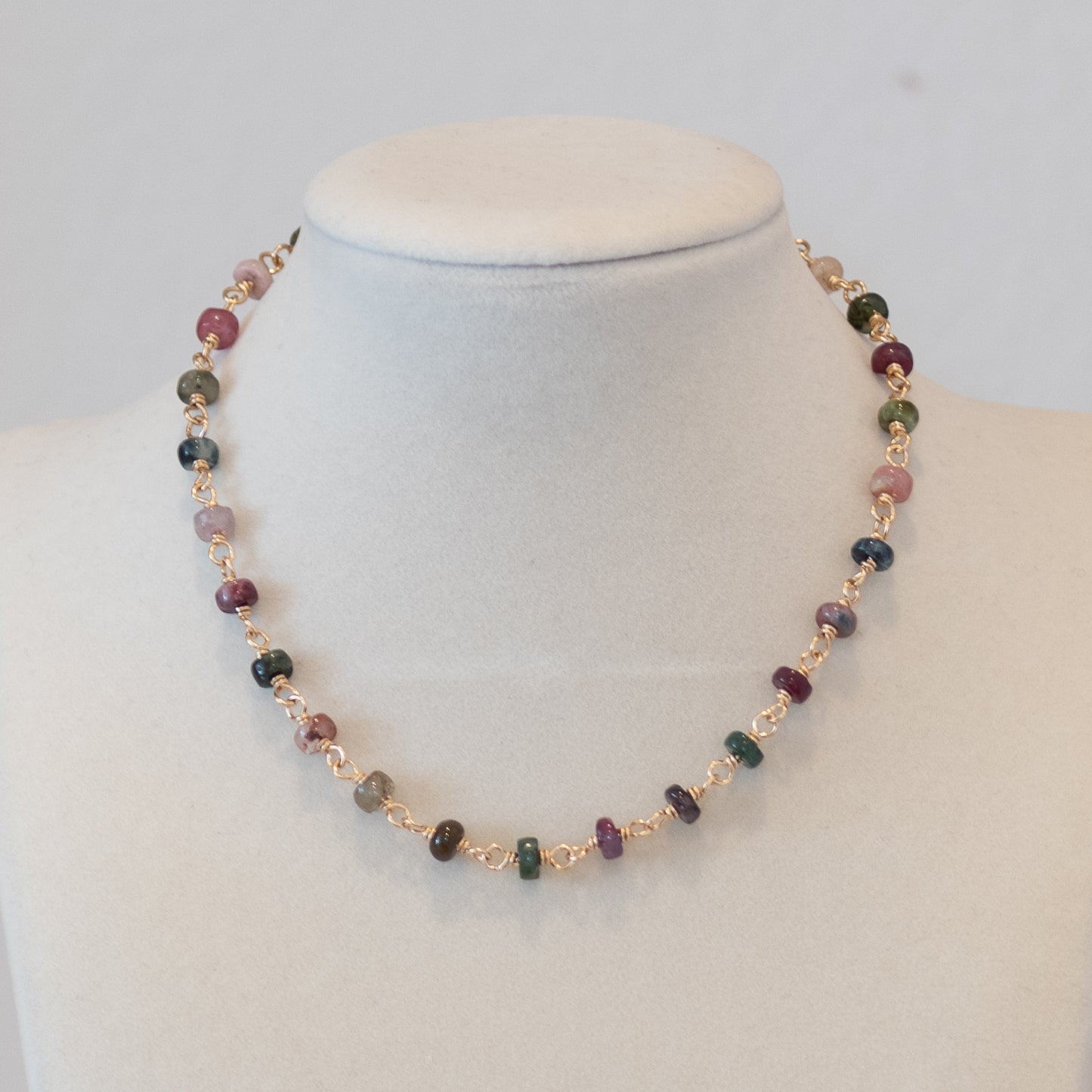 The Prism Petal Choker – Multi-Color Tourmaline
