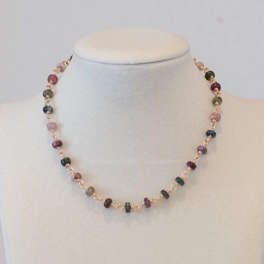 The Prism Petal Choker – Multi-Color Tourmaline