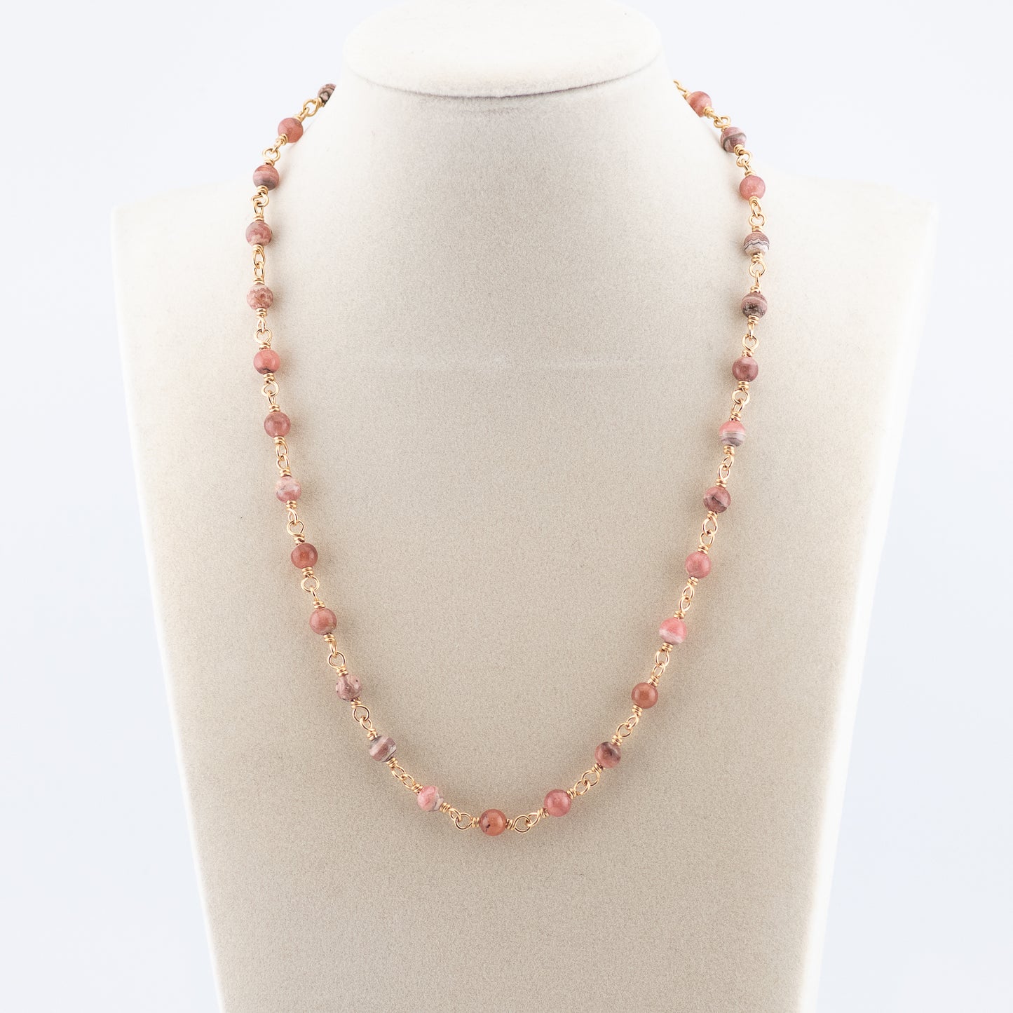 The Petal Blush Necklace – Fine Rhodochrosite