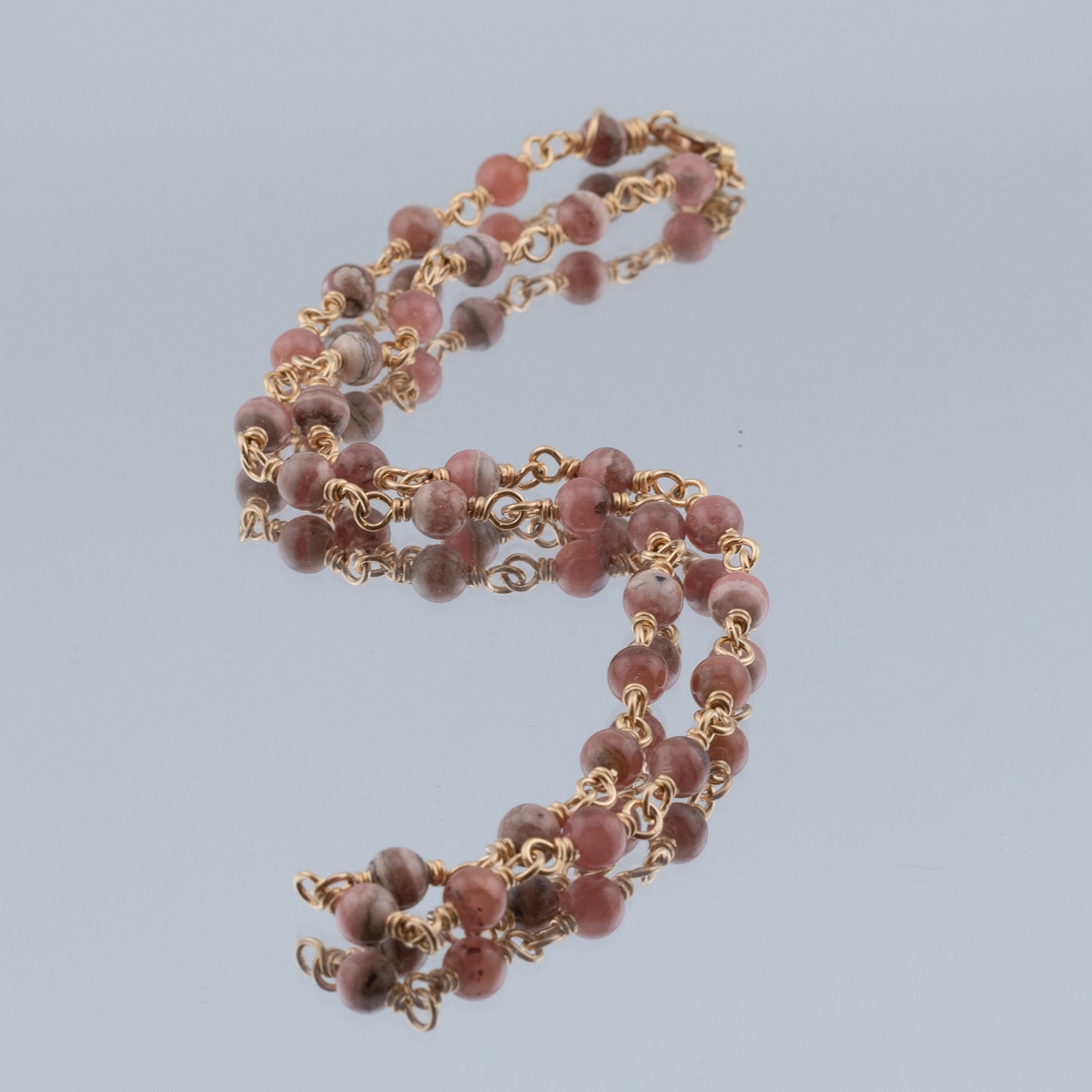 The Petal Blush Necklace – Fine Rhodochrosite