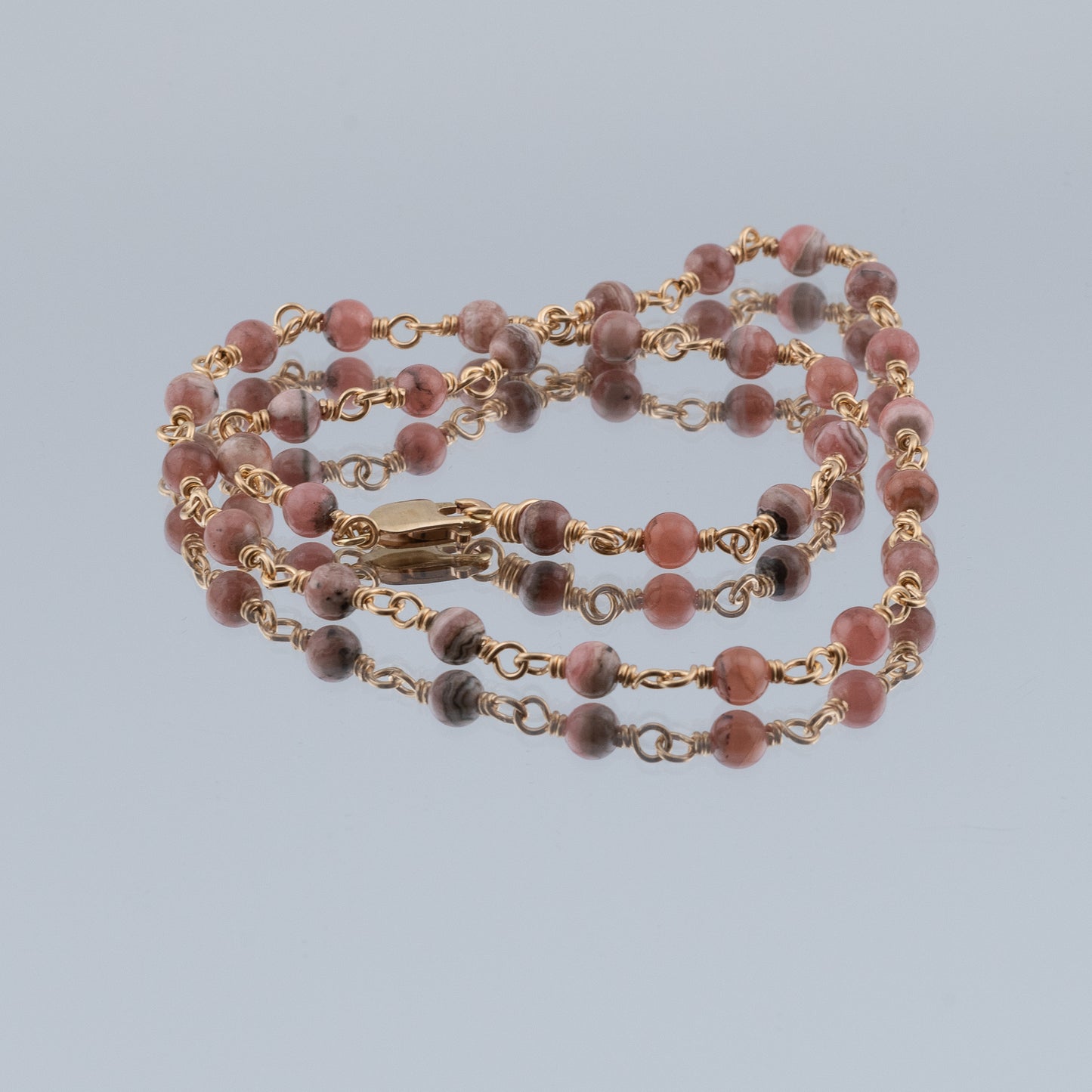 The Petal Blush Necklace – Fine Rhodochrosite