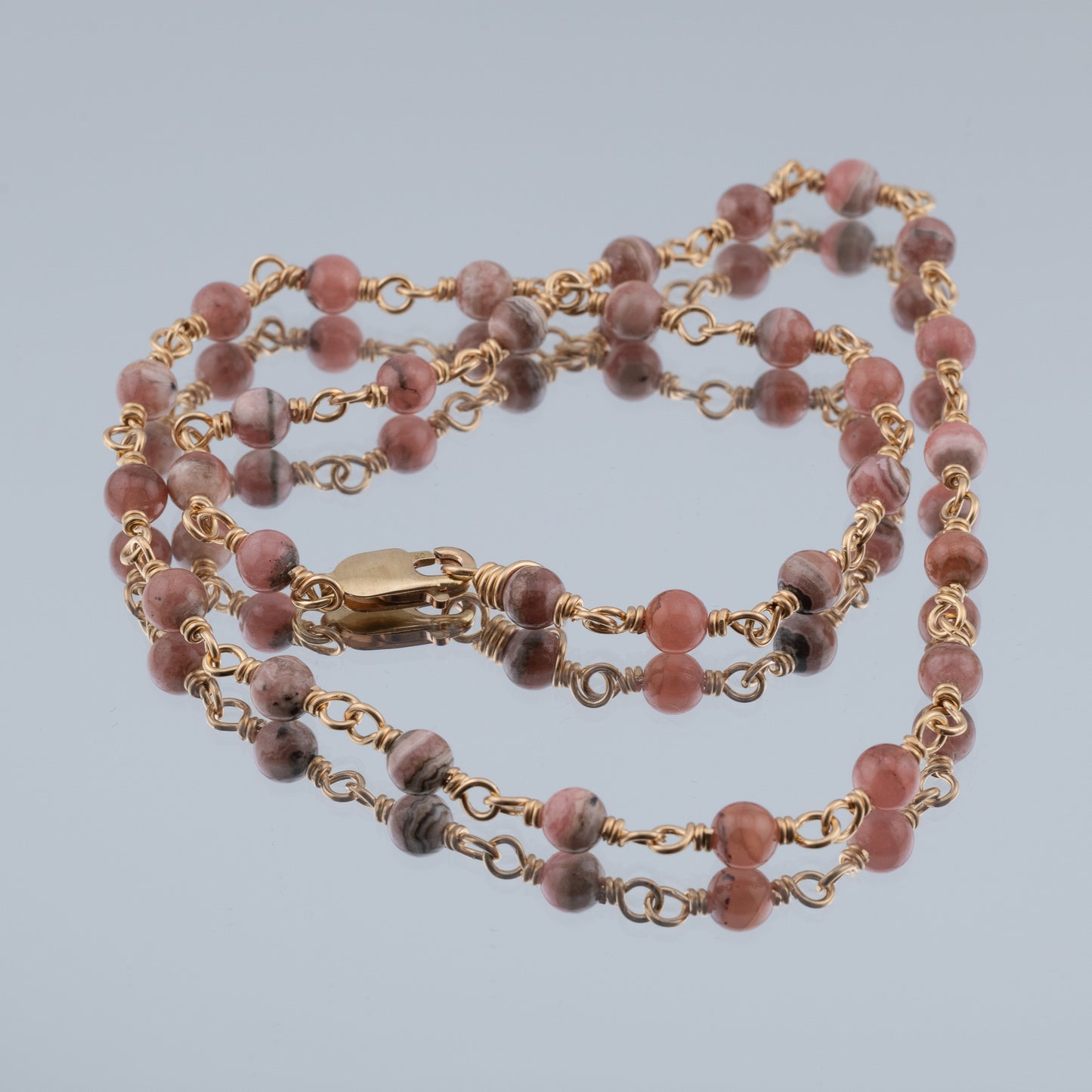 The Petal Blush Necklace – Fine Rhodochrosite