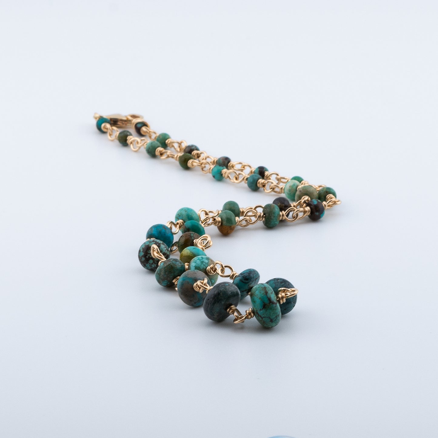 The Azure Earth Necklace – Graduated Turquoise