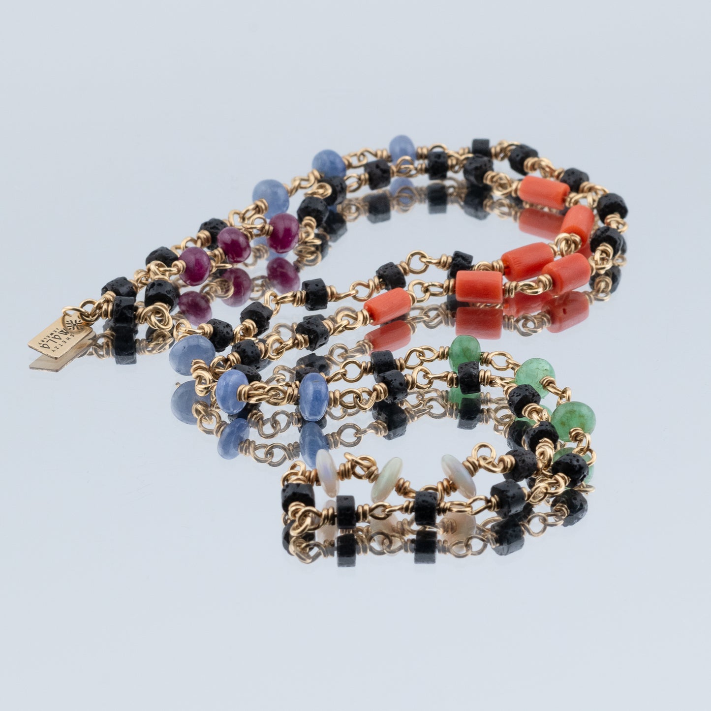 Seven-Stone Mala Necklace