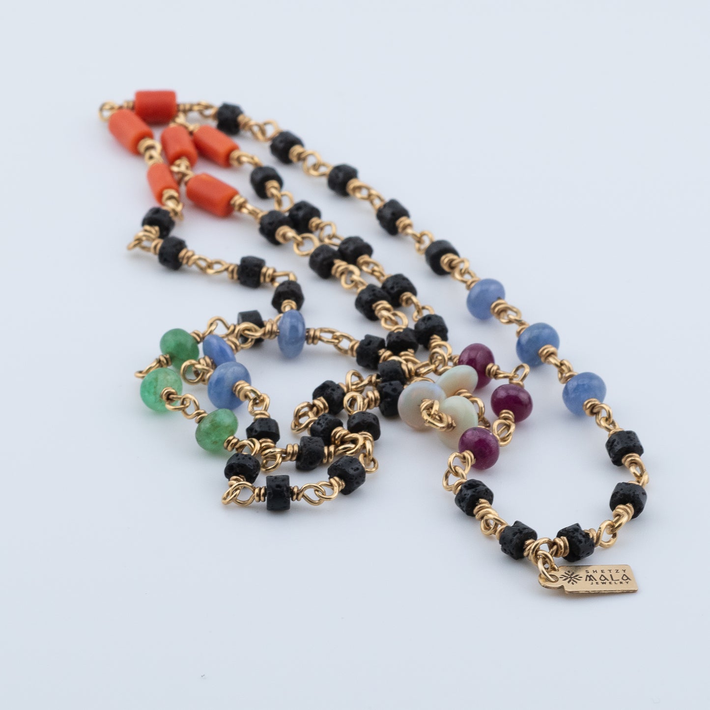 Seven-Stone Mala Necklace