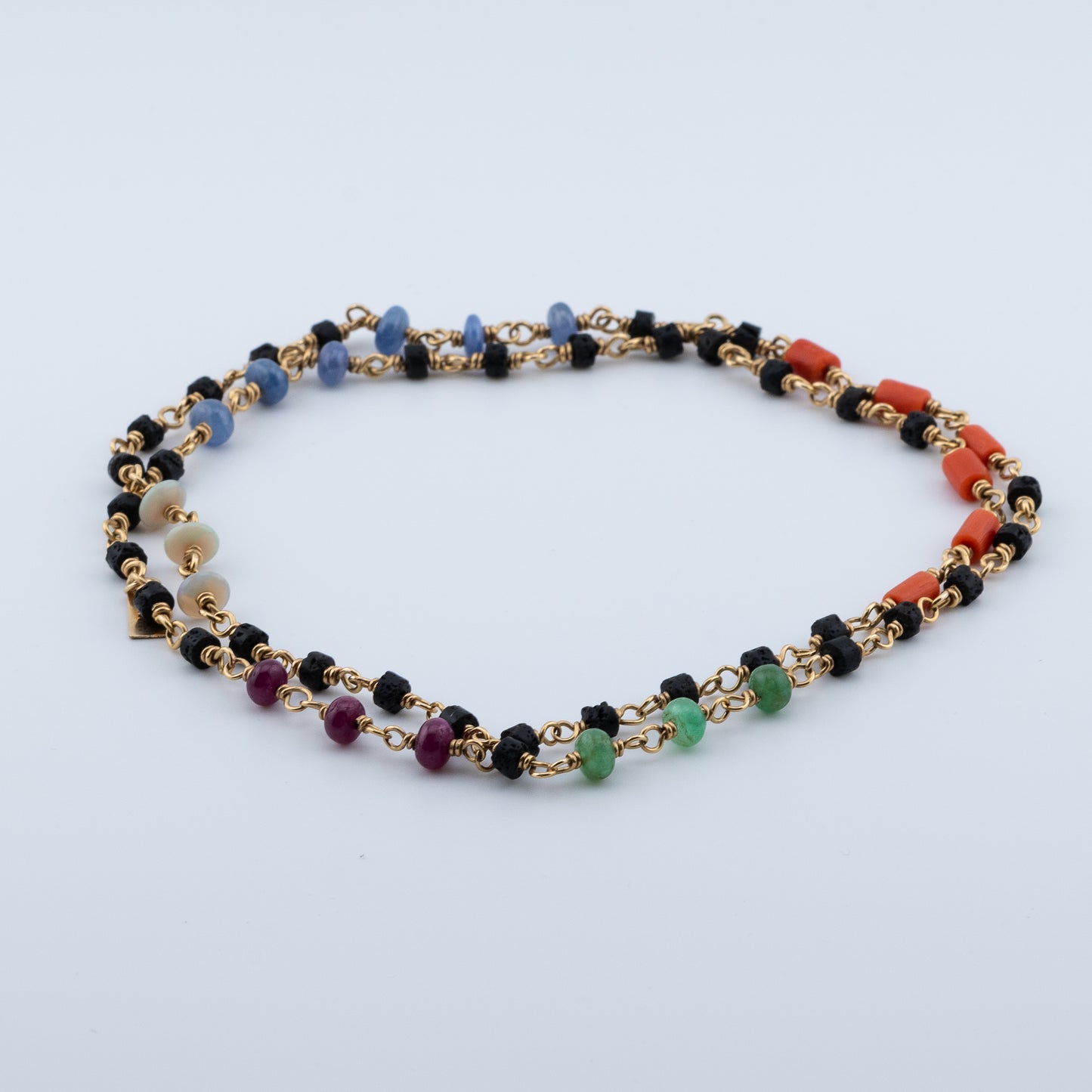 Seven-Stone Mala Necklace