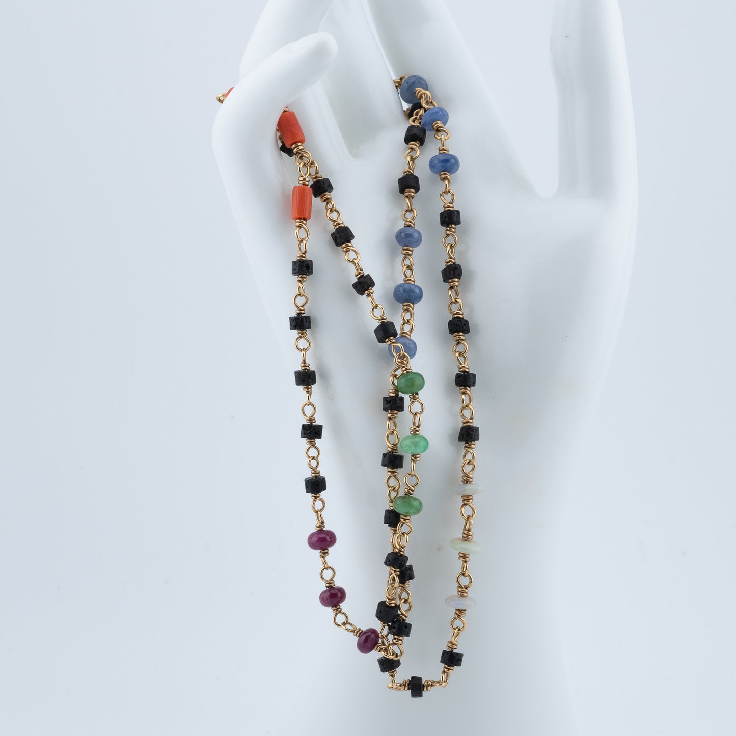 Seven-Stone Mala Necklace