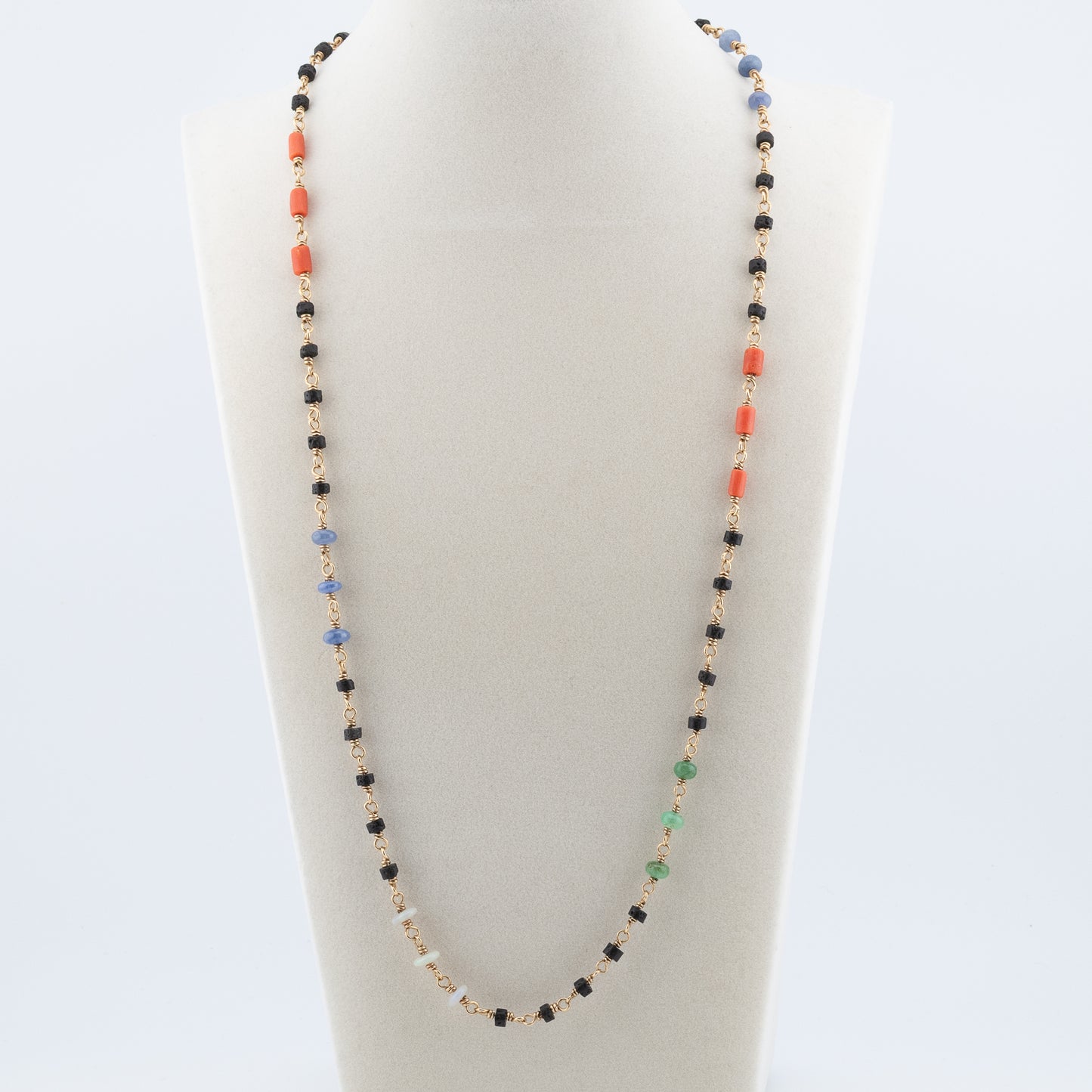 Seven-Stone Mala Necklace