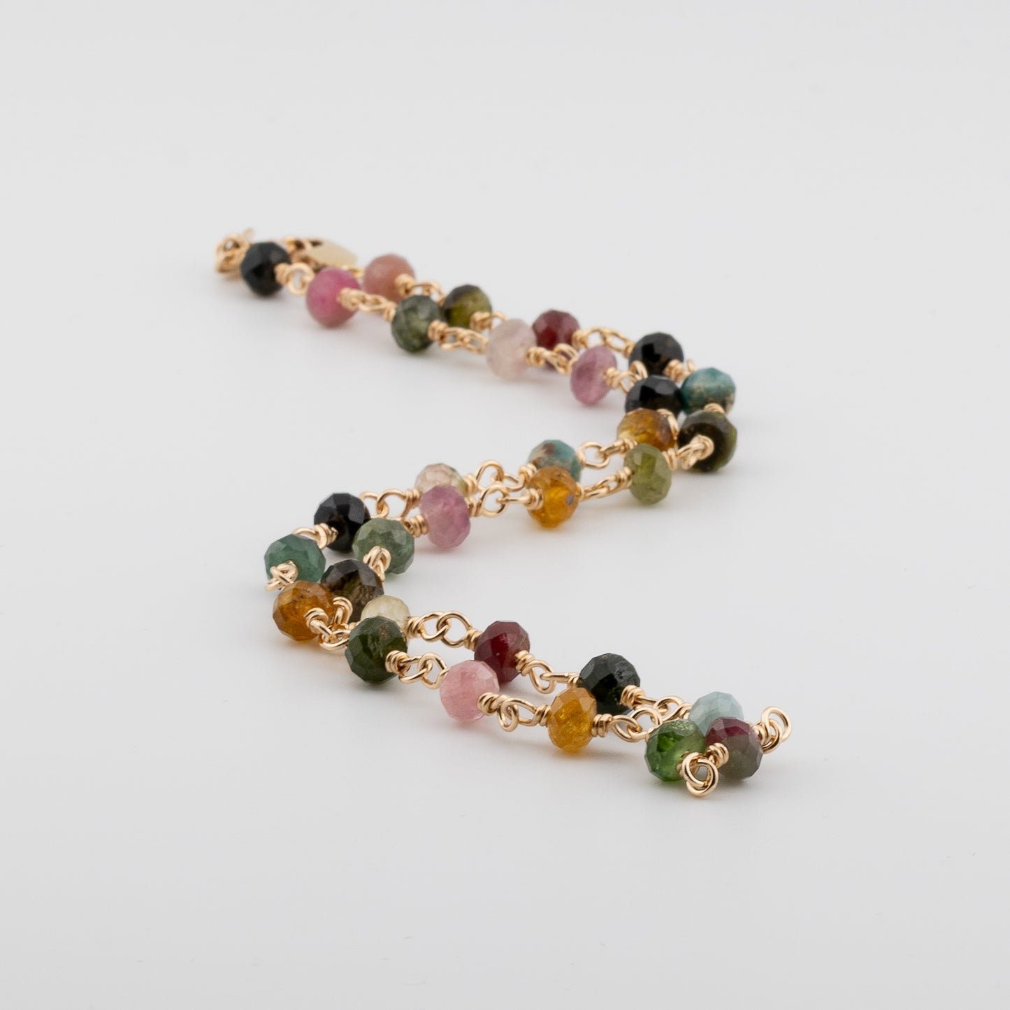 The Chromatic Prism -  Multi-Color Tourmaline Necklace