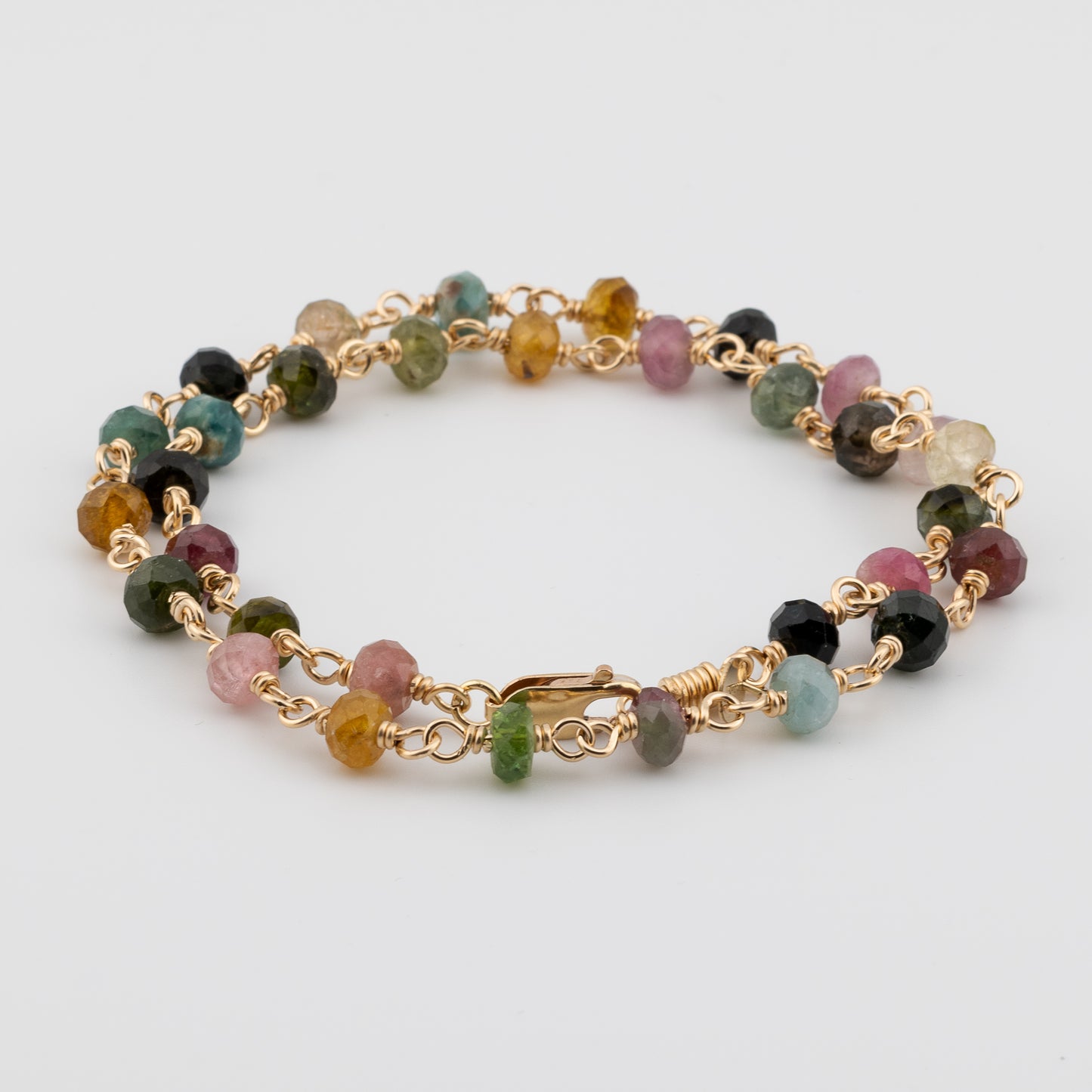 The Chromatic Prism -  Multi-Color Tourmaline Necklace