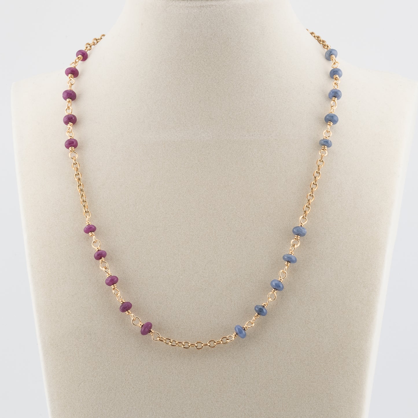Ruby and Sapphire Necklace
