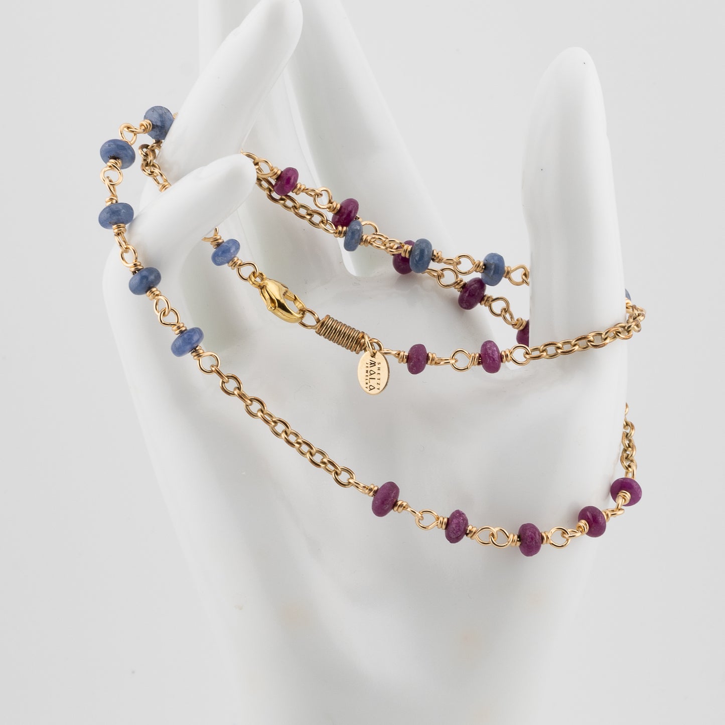 Ruby and Sapphire Necklace