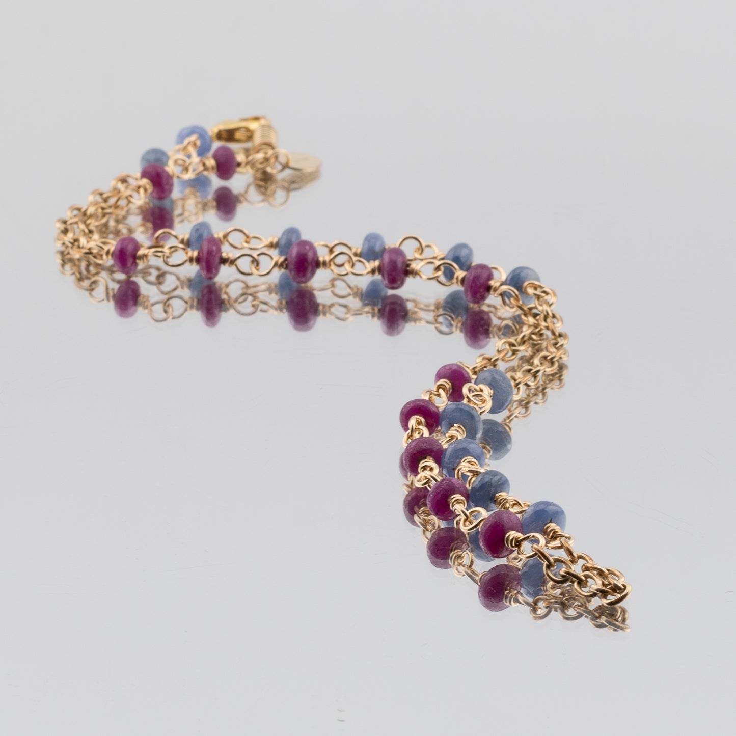 Ruby and Sapphire Necklace