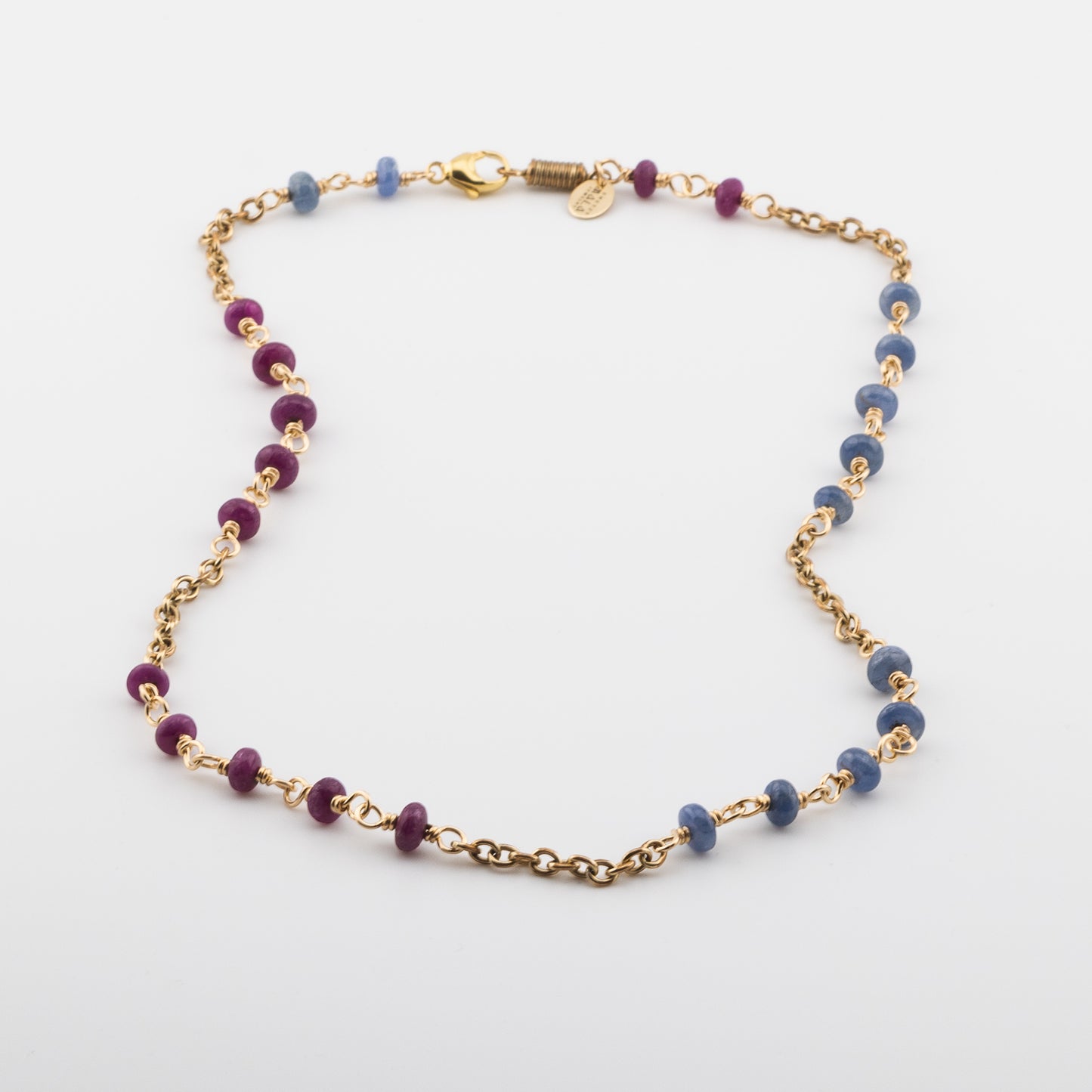 Ruby and Sapphire Necklace