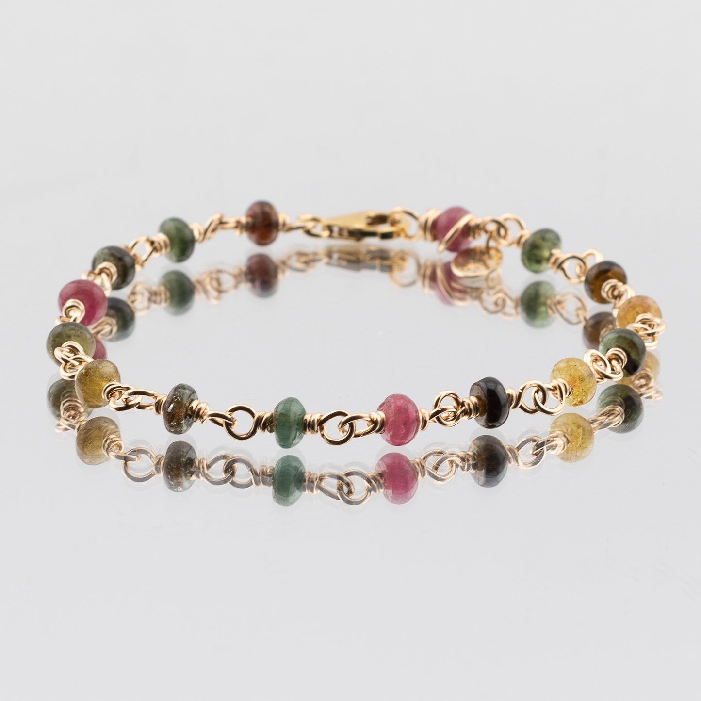 The Prism Tourmaline Bracelet - Multi-Color Tourmaline