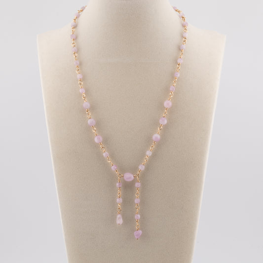 The Lilac Cascade Necklace – Kunzite