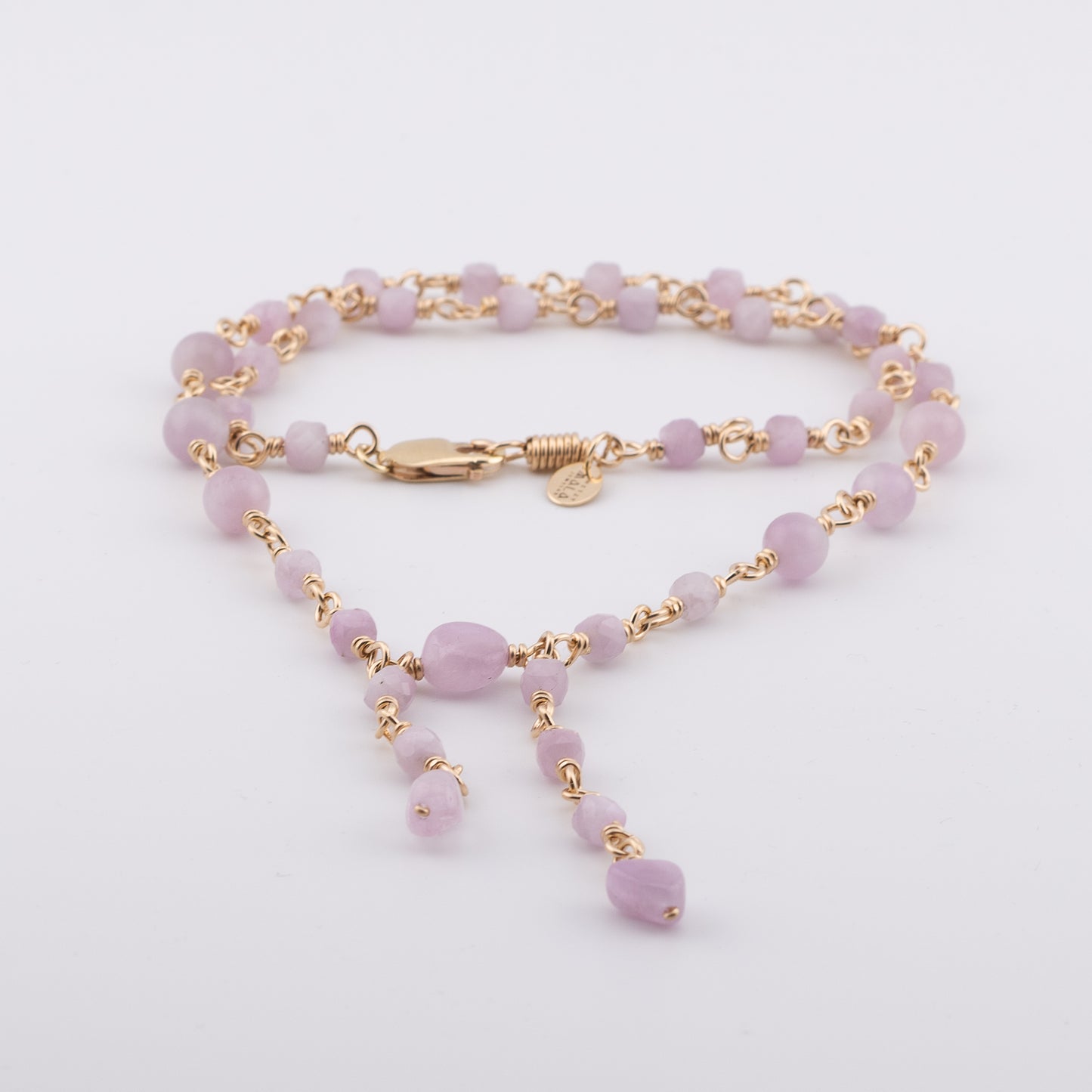 The Lilac Cascade Necklace – Kunzite