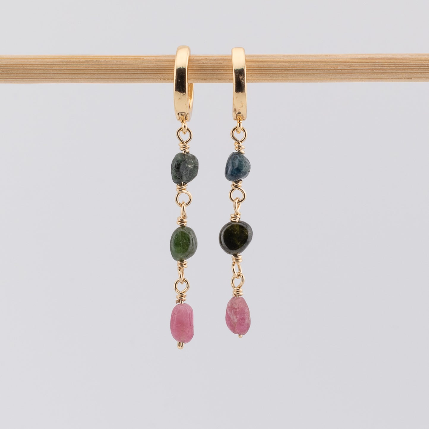 Multi-Color Tourmaline Earrings