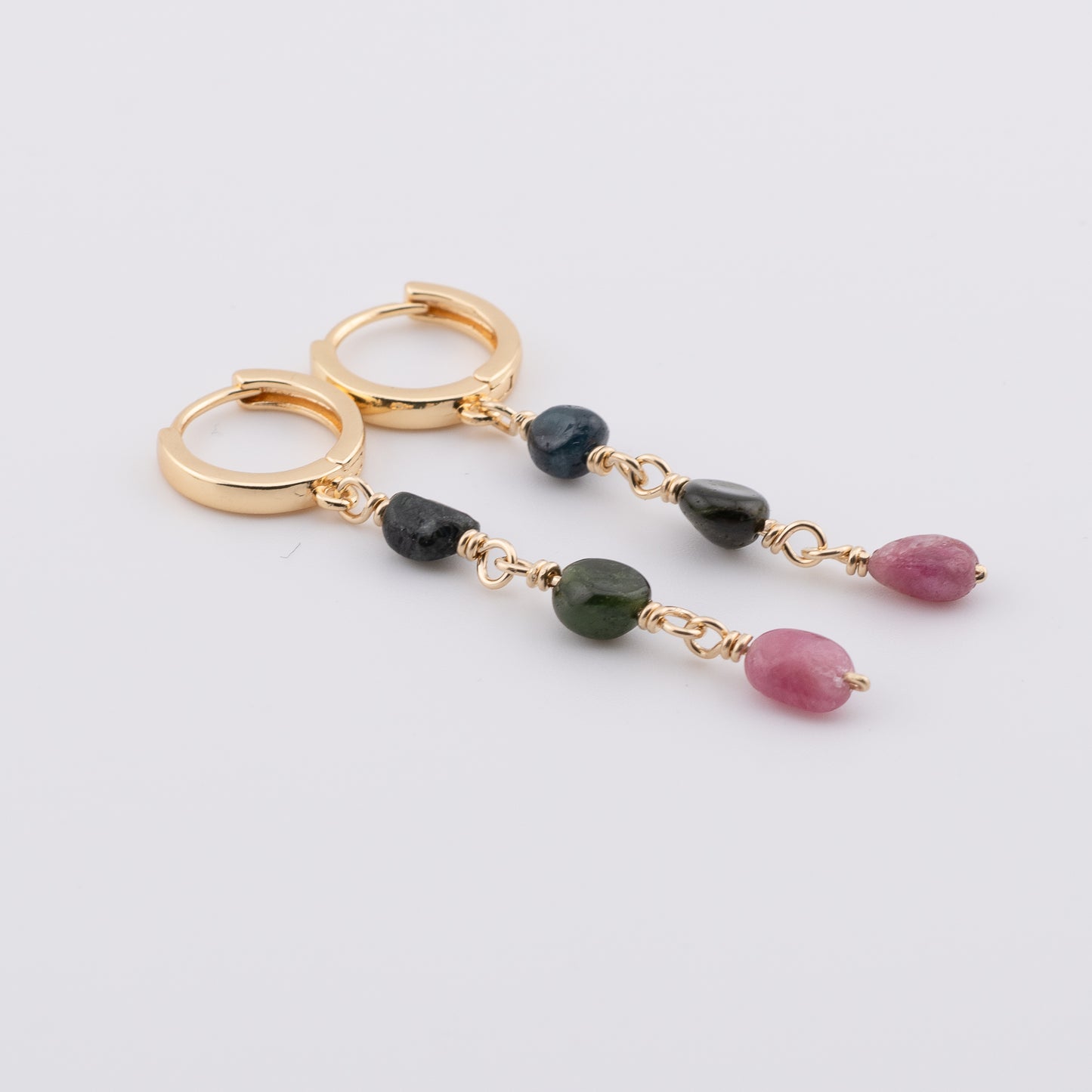 Multi-Color Tourmaline Earrings
