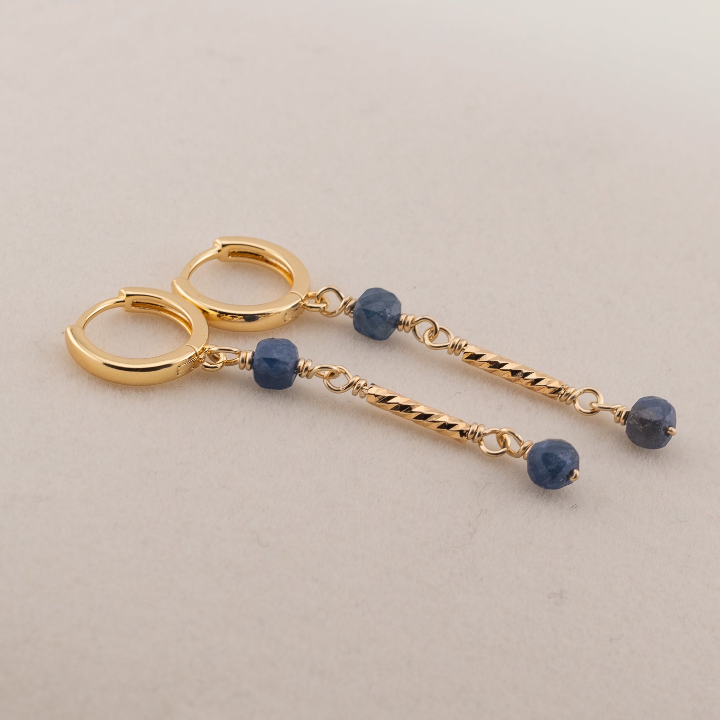 Blue Sapphire Earrings