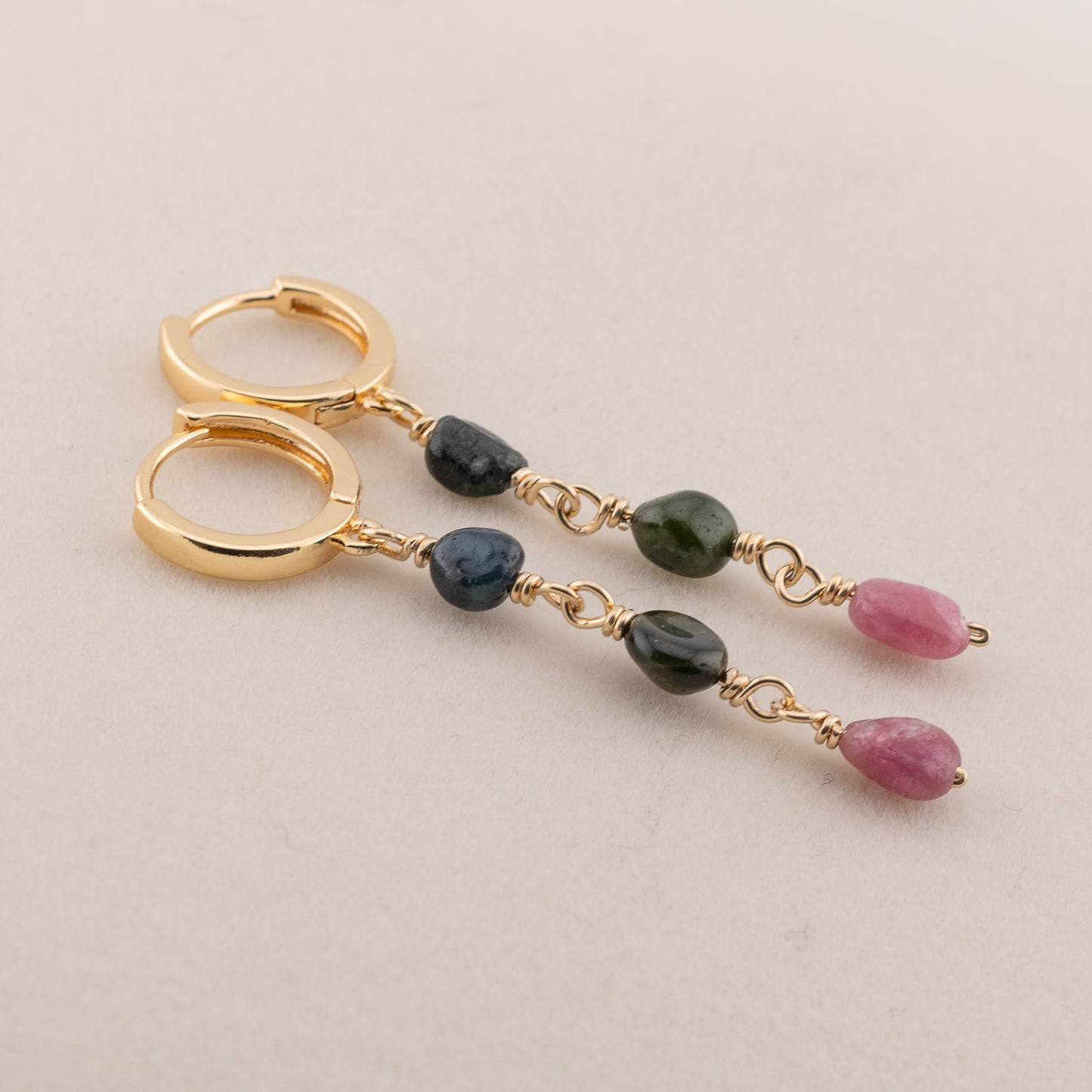 Multi-Color Tourmaline Earrings