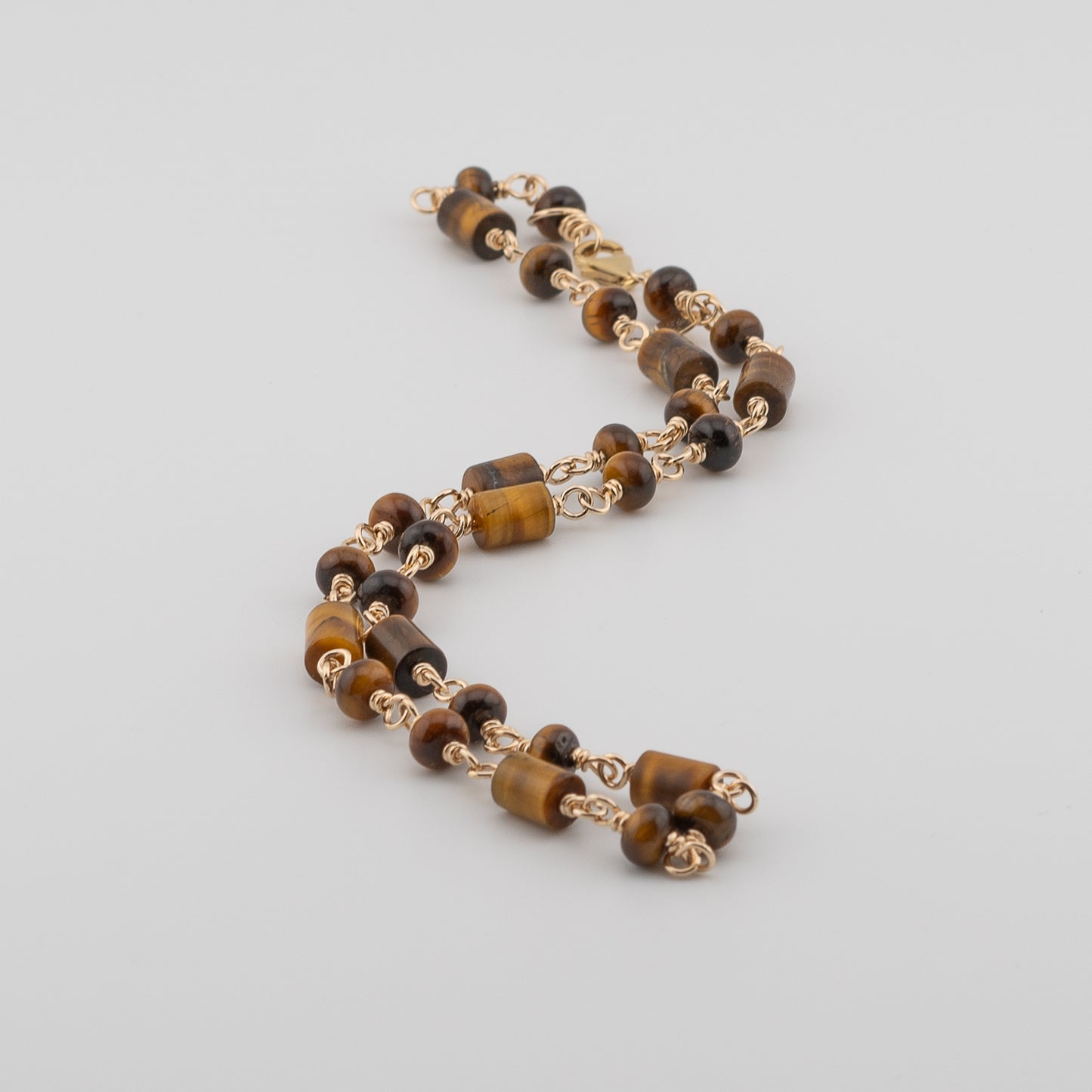 The Roaring Ember Chain - Golden Tiger’s Eye
