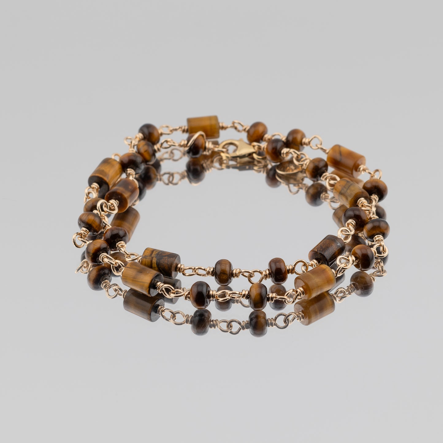 The Roaring Ember Chain - Golden Tiger’s Eye