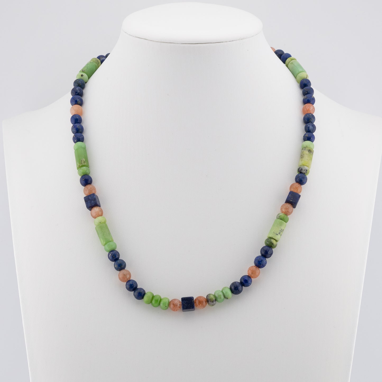 The Meadow & Horizon Choker - Chrysoprase, Lapis & Sunstone