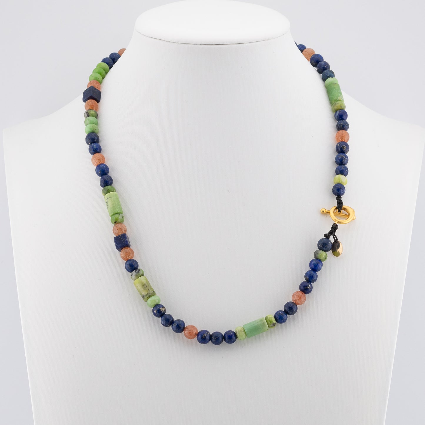 The Meadow & Horizon Choker - Chrysoprase, Lapis & Sunstone