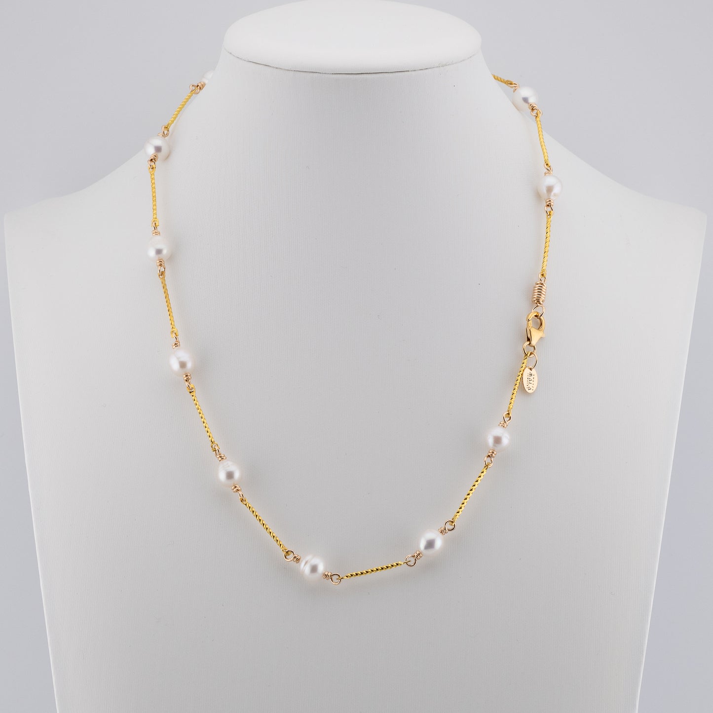 The Akoya Luminance Choker - Akoya Pearls & Gold Vermeil Spacers