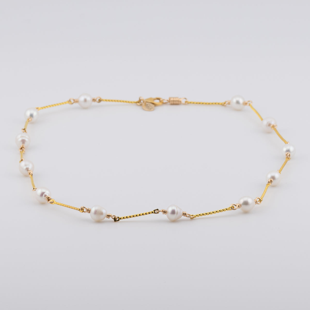 The Akoya Luminance Choker - Akoya Pearls & Gold Vermeil Spacers