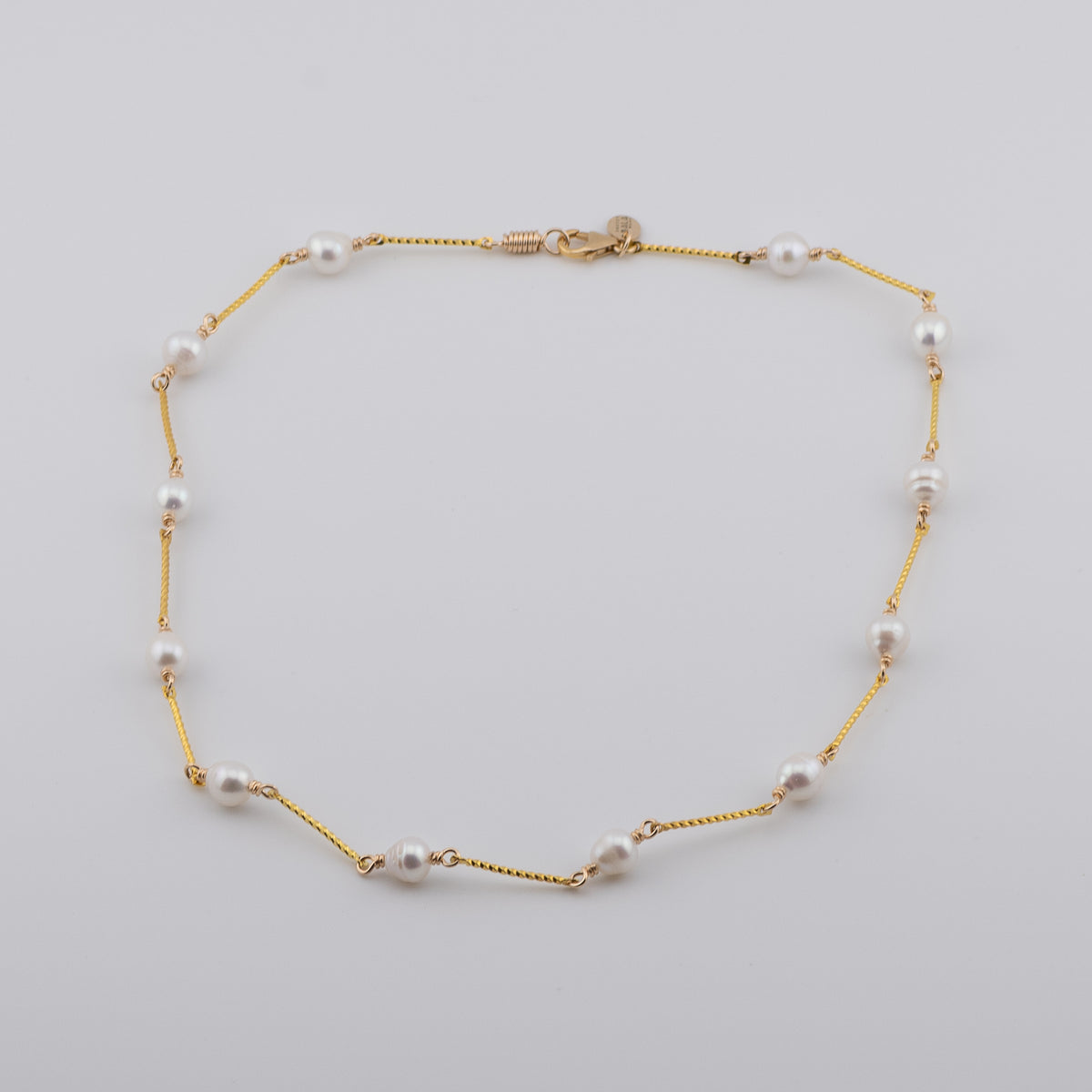 The Akoya Luminance Choker - Akoya Pearls & Gold Vermeil Spacers